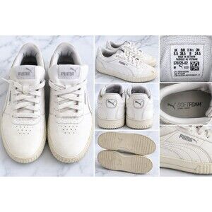 Puma Women’s Shoe White Size 8 Soft Foam Otimal Comfort Low Top Lace Up Leather